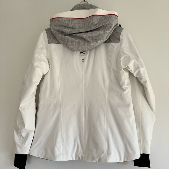 White and Gray Women's Ski Jacket - Picture 5 of 5